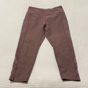 Women’s Mauve Capri Leggings